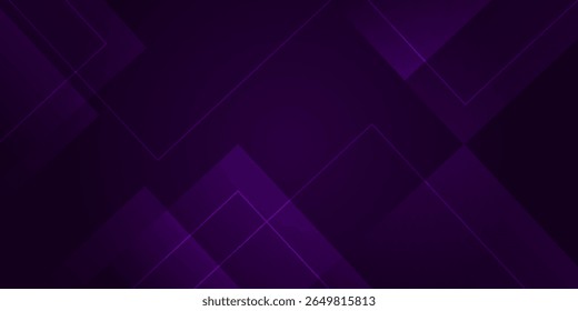 Fondo púrpura Abstractas con sombras y líneas cuadradas simples. Miradas 3D con la luz añadida. conveniente para los Anuncios, los volantes, los carteles, los folletos.