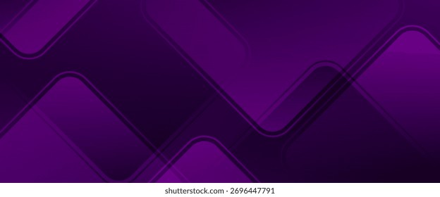 Fundo roxo abstrato com sombras e linhas quadradas simples. Parece 3D com luz adicionada. adequado para banners, folhetos, cartazes, brochuras.