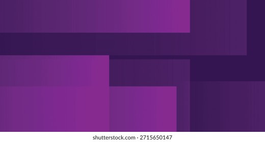 Abstract purple background with shadows and simple square lines. Looks 3D with added light. suitable for banners, flyers, posters, brochures.