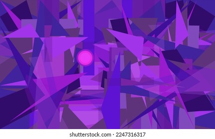 Abstract purple background with sharp corners. Suitable for display and wallpaper.