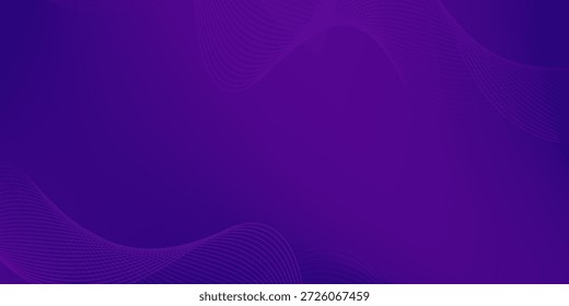 abstract purple background with smooth gradient and wavy lines. the purple background has a flowing, modern texture. wavy line pattern background. purple background vector.eps.10.