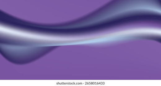 Fondo púrpura Abstractas con ondas suaves y efectos de luz degradada Arte moderno 