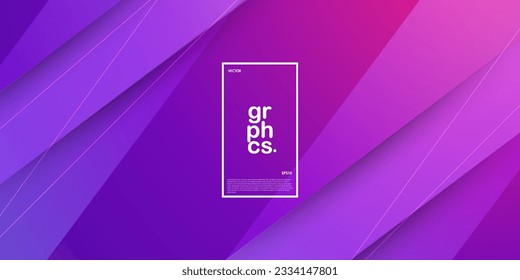Abstract purple background. Triangle on colorful geometric design. Modern overlap papercut futuristic background vector illustration. Eps10 vector