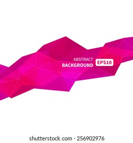 Abstract purple background with triangle shapes. Vector design EPS10