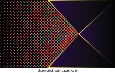 abstract purple background vector
 with colorful glittering dots.