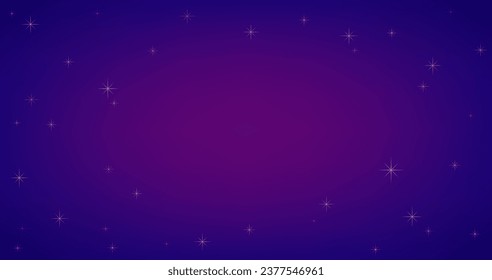 Abstract purple Background. Vector cosmic illustration. stars on purple background. Vector illustration.