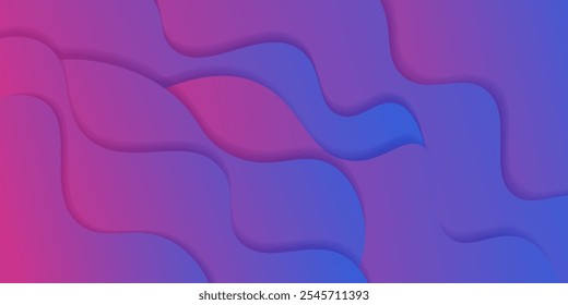 Abstractas diseño de Vector de fondo púrpura superpuesto con sombra mínima para la cubierta del Anuncio, folleto del libro y otros Elementos de Diseño gráfico. Eps10