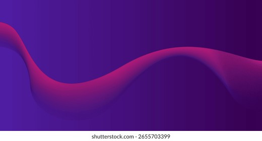 Abstractas fondo púrpura. Ilustración vectorial de una cinta rayada. Fondo con rayas que fluyen. Anuncio púrpura festivo en un estilo realista. Diseño para Anuncios, carteles y Fondos de pantalla.