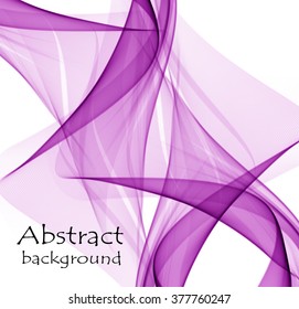 Abstract purple background with wave