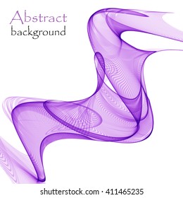 Abstract purple background with wave