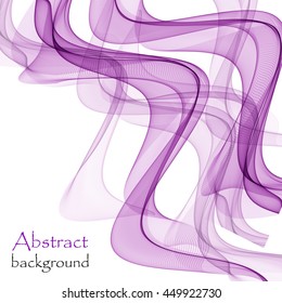 Abstract purple background with wave