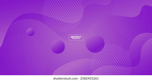 Abstract purple background with wave shapes and shadows. Modern and simple background. Vector Eps10