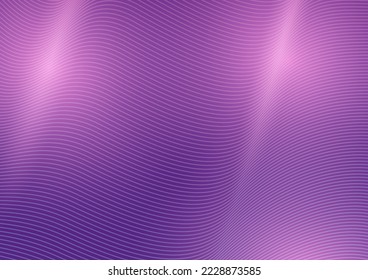 Fondo púrpura abstracto con ondas y efectos de luz