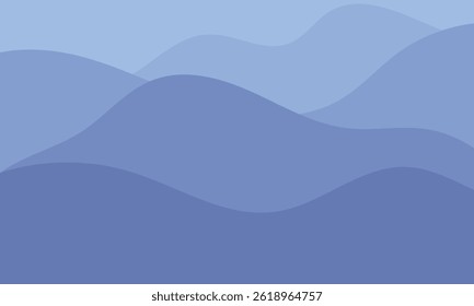 Abstract purple background with waves. Social media templates, presentation templates and backdrops. Eps10 vector 