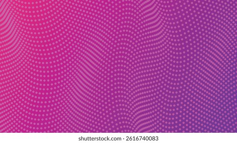 abstract purple background with wavy dots 