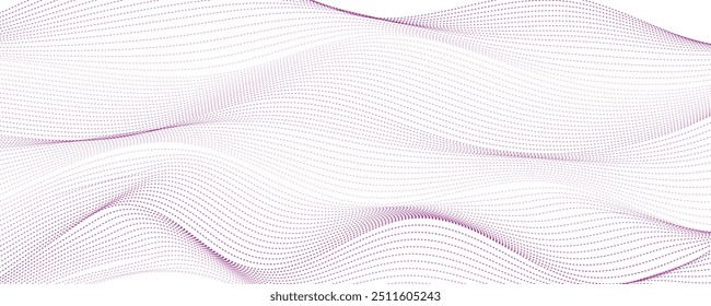 abstract purple background with wavy lines