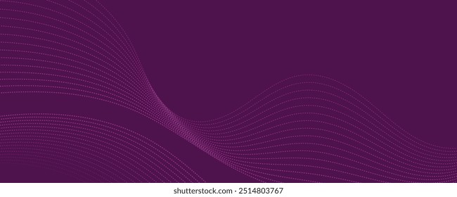 Fondo púrpura abstracto con líneas onduladas