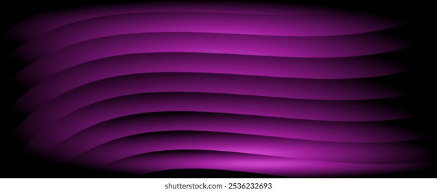 Abstract purple background with wavy lines.