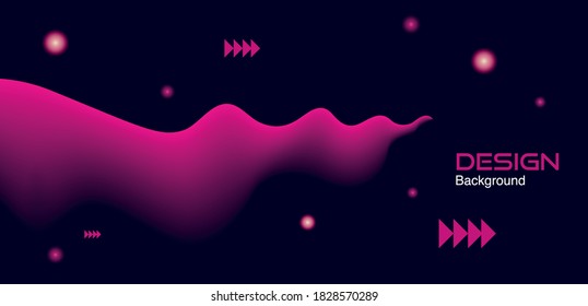Abstract purple background website Landing Page. Template for websites, or apps. Modern design. Abstract vector style. line and particles. Illustration suitable for design - Vector Illustration. - 