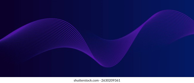 Abstractas fondo de Anuncio púrpura con tecnología de onda moderna para negocios, empresas, seminarios, charlas y proyectos creativos