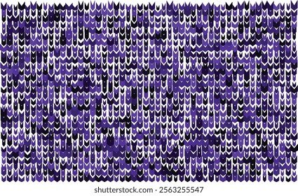 Abstract Purple and Black Chevron Pattern Background