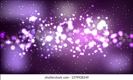 Abstract Purple and Black Defocused Lights Background