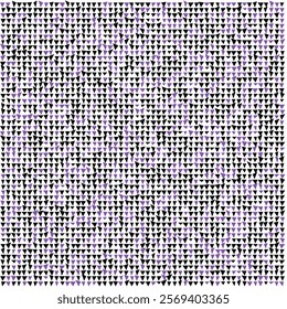 Abstract Purple and Black Dot Pattern