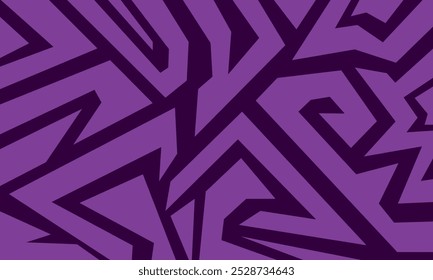 Abstrato roxo e preto padrão geométrico com linhas agudas, angulares. pano de fundo banner cartaz papel de parede site design cabeçalho.