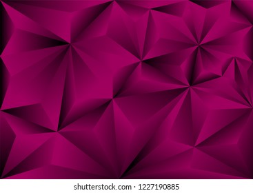 Abstract Purple, black Geometric Polygonal background communication. Connected biology, medicine, technology.
