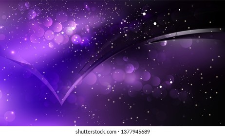 Abstract Purple and Black Lights Background Image