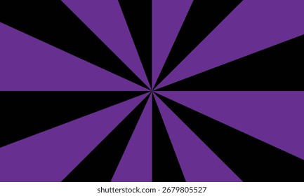 Abstract Purple and Black Sunburst Pattern Background