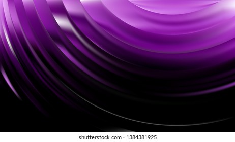 Abstract Purple and Black Wavy Background