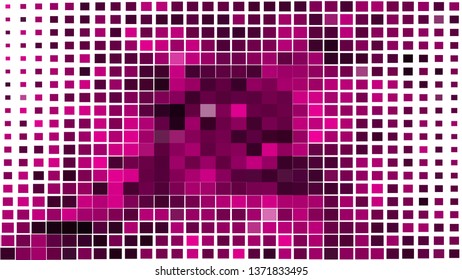 Abstract Purple Black and White Square Mosaic Tile Background Illustration