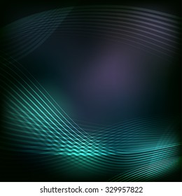 Abstract purple and blue background with light lines