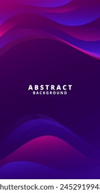 Abstract purple blue Background with Wavy Shapes. flowing and curvy shapes. This asset is suitable for website backgrounds, flyers, posters, and digital art projects.