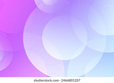 Abstract purple and blue circle background, gradient