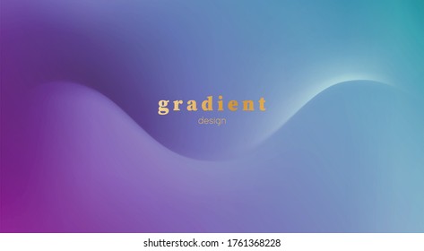 Abstract purple and blue colorful vector background, color smooth shadow 3d wave for design brochure, website, flyer.