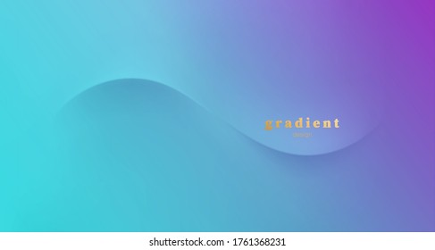 Resumen de fondo vectorial púrpura y azul colorido, sombra suave de color 3d onda para el folleto de diseño, sitio web, volante.