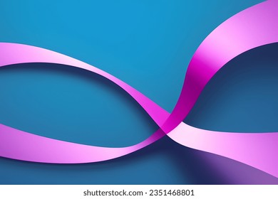 Resumen de fondo geométrico morado y azul. Composición dinámica de formas. Ilustración vectorial.