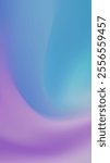 Abstract Purple Blue Gradient Background, Soft Pastel Colors, Smooth Blend, 