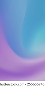 Abstract Purple Blue Gradient Background, Soft Pastel Colors, Smooth Blend, 