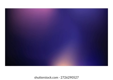 Fondo azul púrpura Abstractas del degradado con el resplandor ligero suave y el efecto de Bokeh