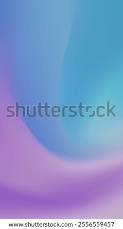 Abstract Purple Blue Gradient Background, Soft Pastel Colors, Smooth Blend, 