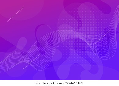 fondo de color púrpura a degradado azul abstracto. Diseño con forma líquida y línea de curva