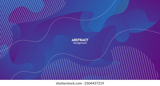 abstract purple blue liquid color gradient wavy geometric fluid shape background