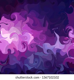 Abstract purple and blue marble background