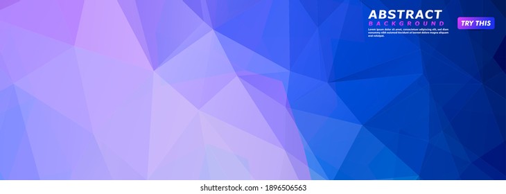 Abstract Purple Blue Mosaic Texture Pattern Background Design. Usable for Background, Wallpaper, Banner, Poster, Brochure, Card, Web, Presentation.