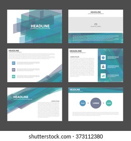 Abstract purple blue presentation templates Infographic elements flat design set for brochure flyer leaflet marketing advertising