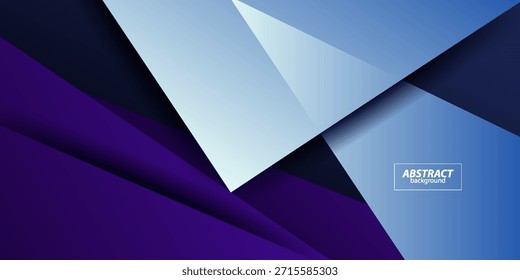 Abstractas fondo cuadrado púrpura y azul. Diseño de patrón de corte de papel superpuesto. Vector EPS10.
