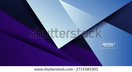 Abstract purple and blue square background. Overlapping paper cut pattern design. EPS10 vector.